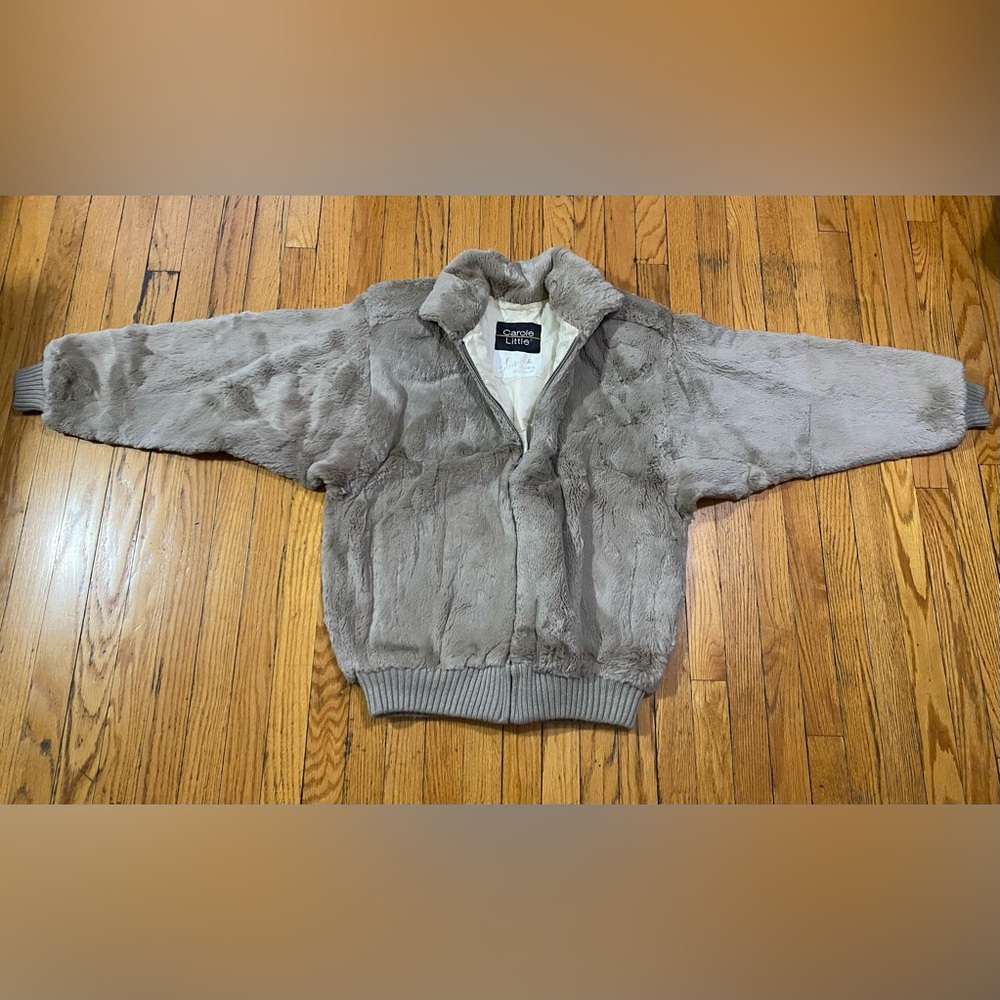 Vintage Carole Little • Javurek Furs: Rabbit Fur Jacket🐇 - Picture 1 of 12